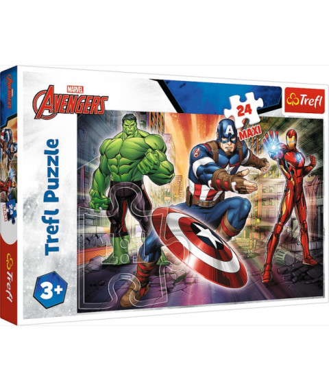Puzzle - "24 Maxi" - "In the world of Avengers / Disney Marvel The Avengers"